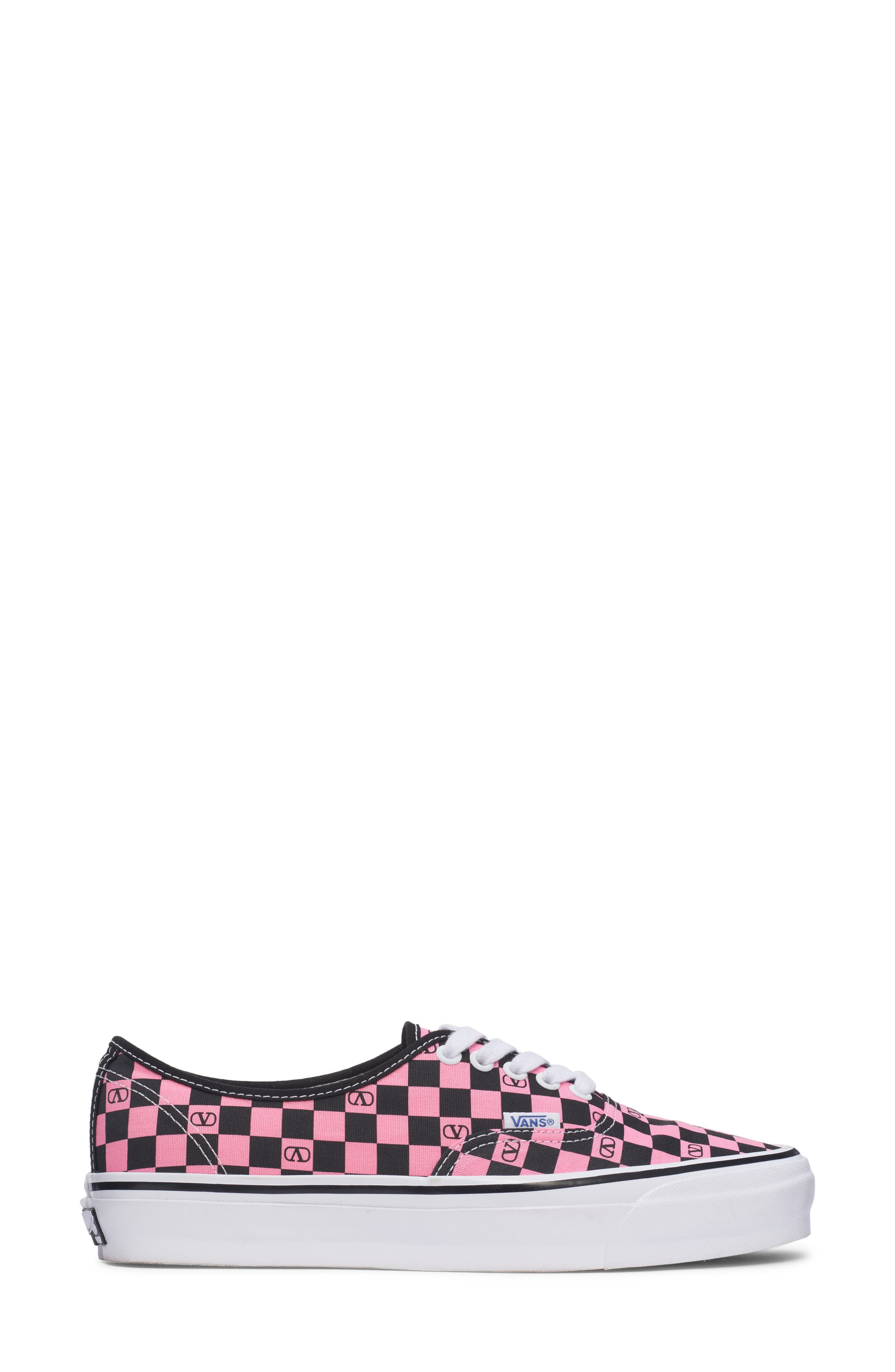 Valentino x Vans Authentic Low Top Sneaker in Pink Orchid/Nero at Nordstrom - 3