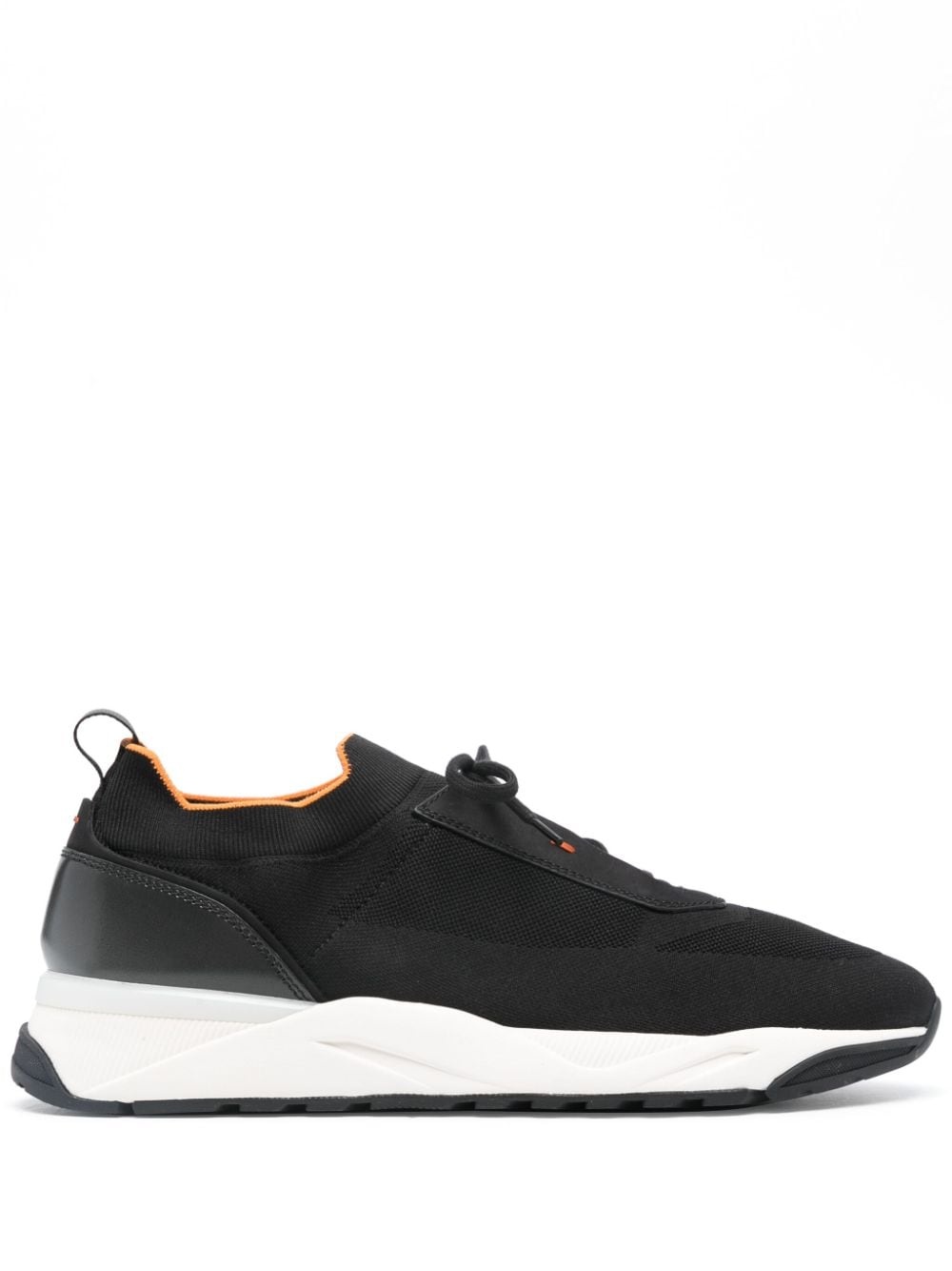 knitted panelled sneakers - 1