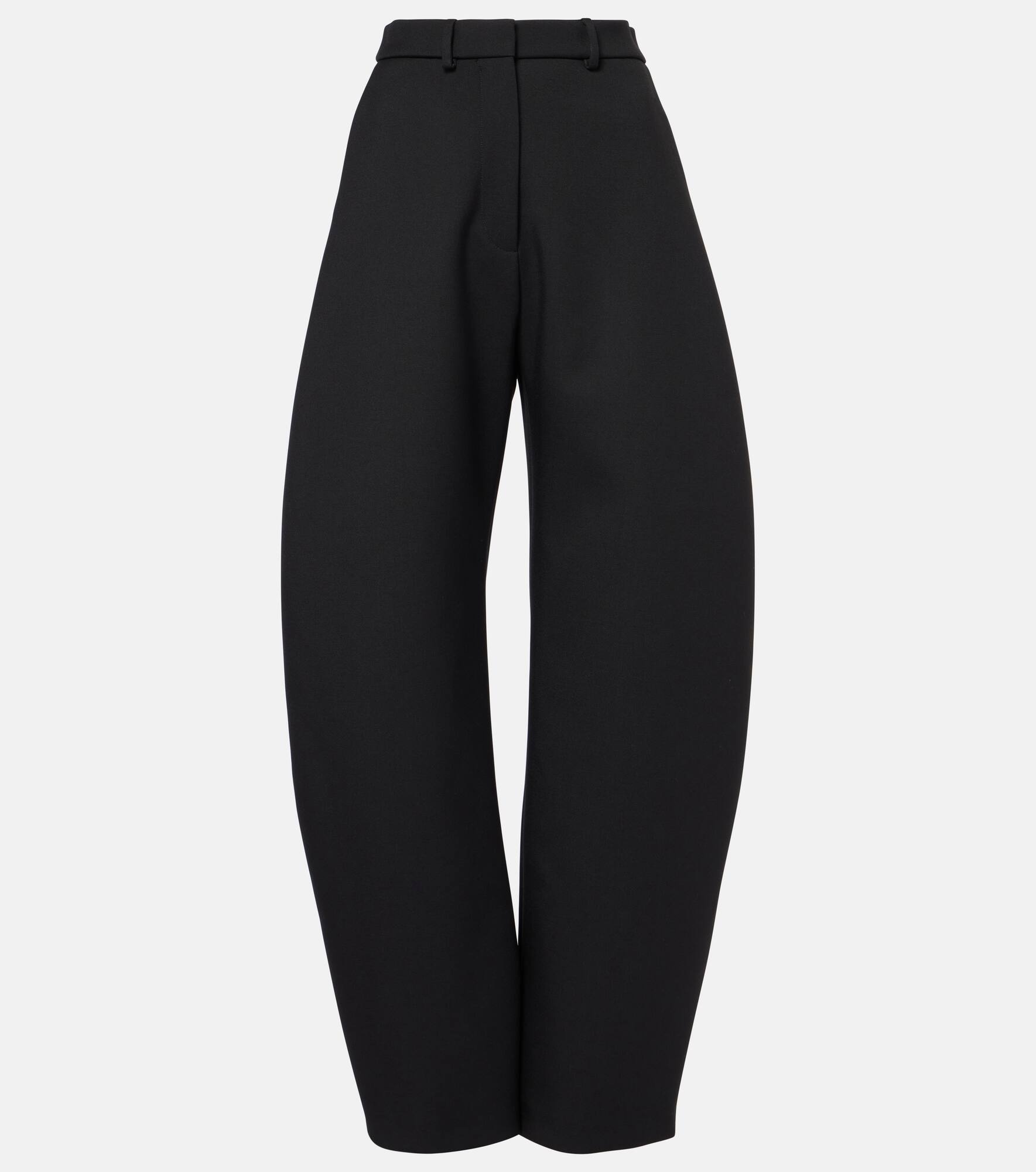 Wool wide-leg pants - 1