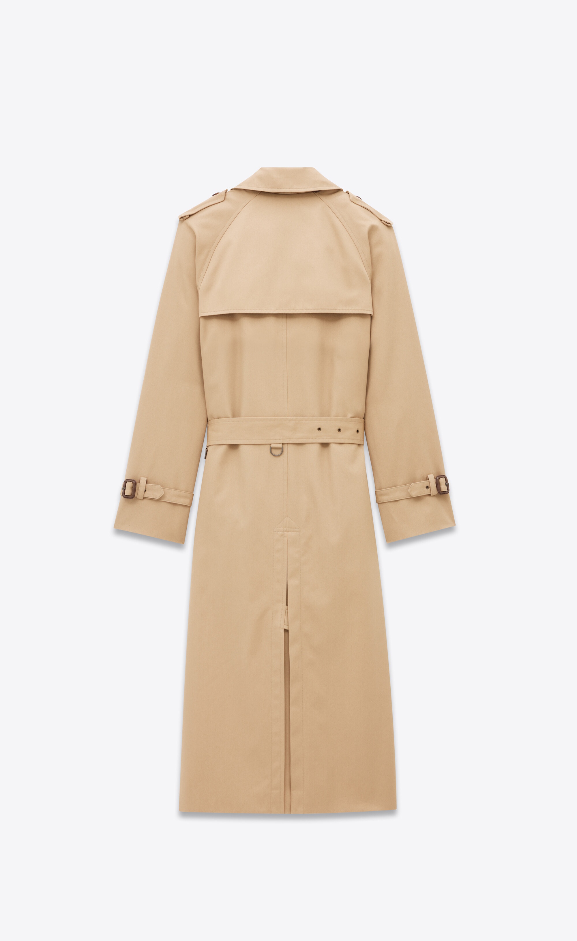 trench coat in gabardine - 3