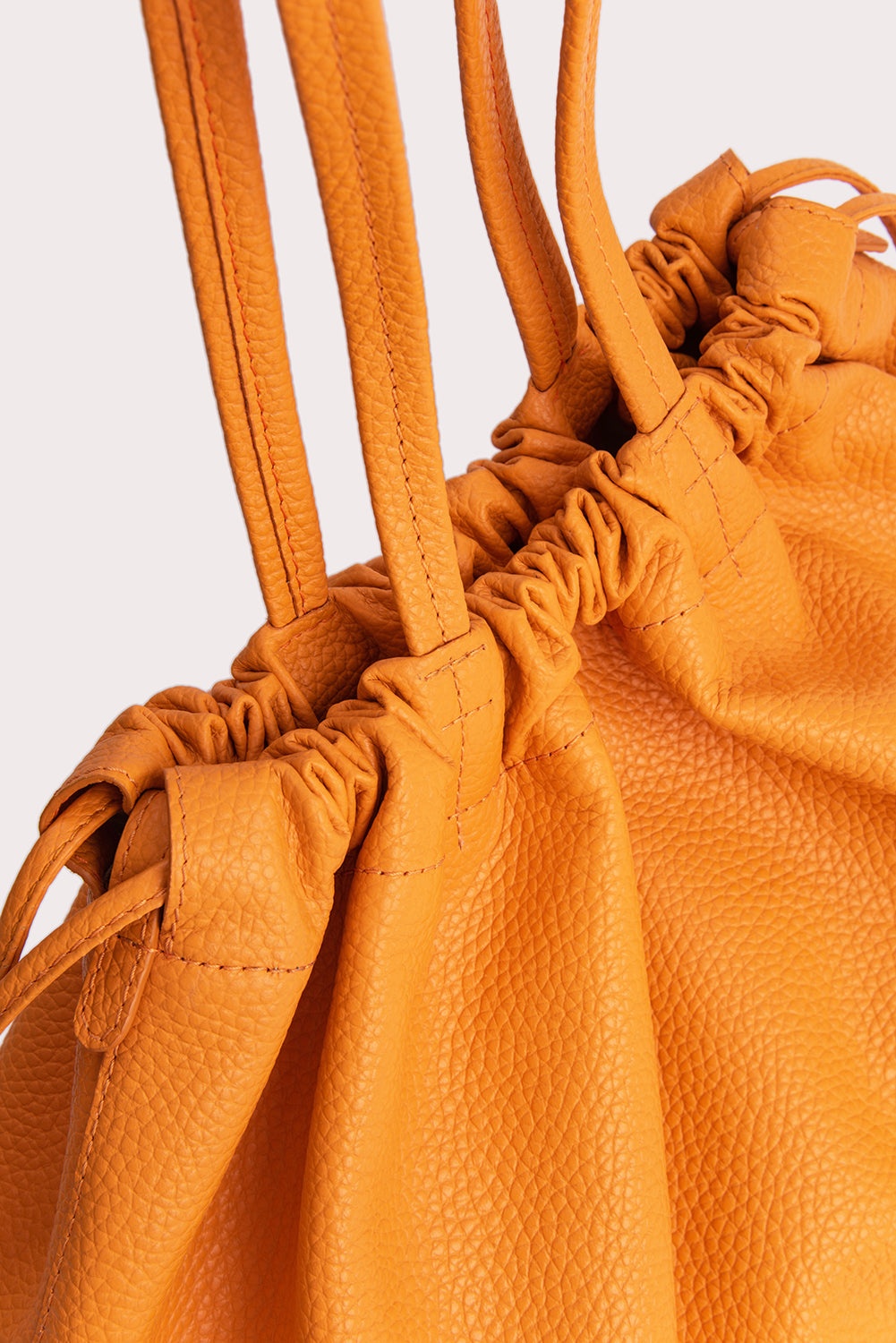 Oslo Orange Flat Grain Leather - 4