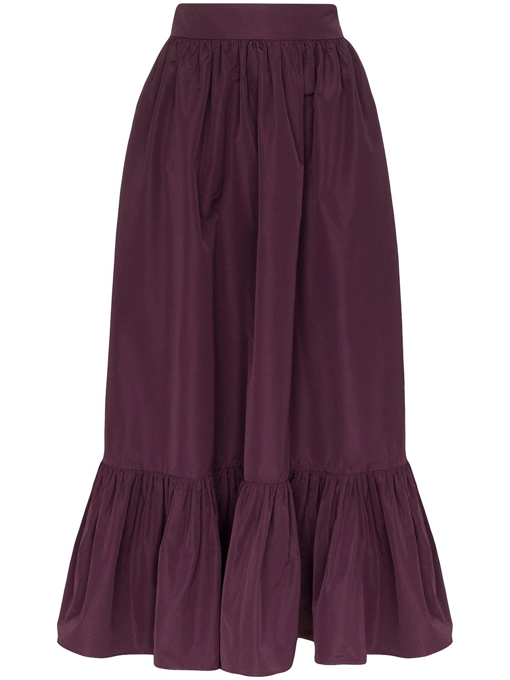 gathered maxi skirt - 1