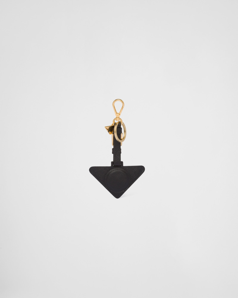 Saffiano leather AirTag holder 3