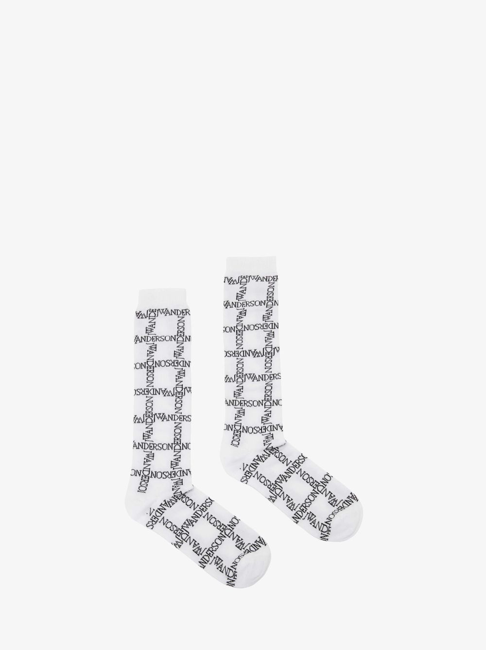 intarsia-knit ribbed socks - 1