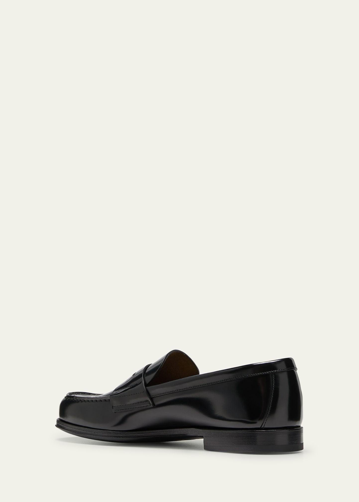 Men's Brushed Leather Penny Loafers - 2