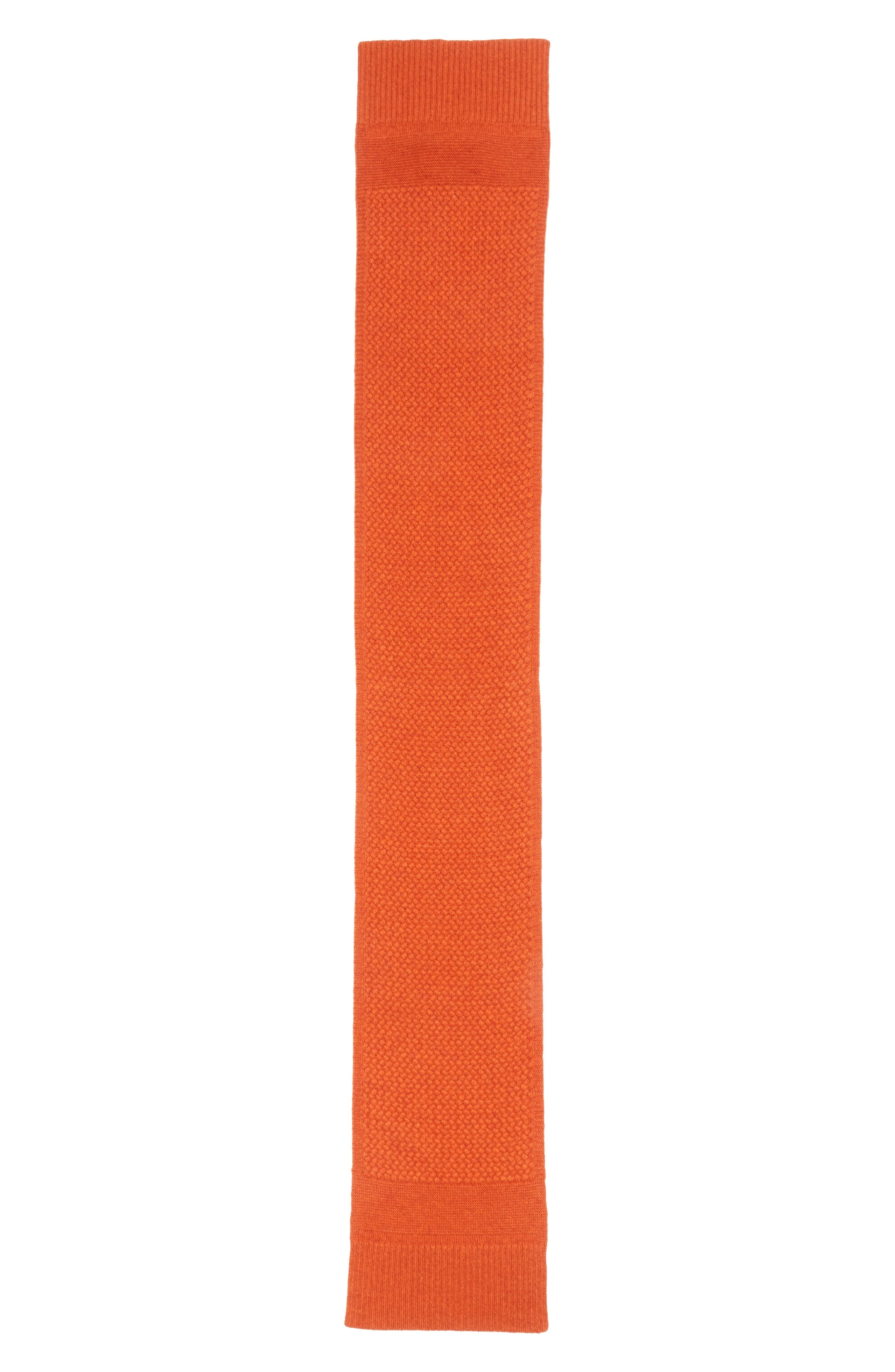 Double RL Recycled Cashmere Blend Scarf in Orange Heather at Nordstrom - 2
