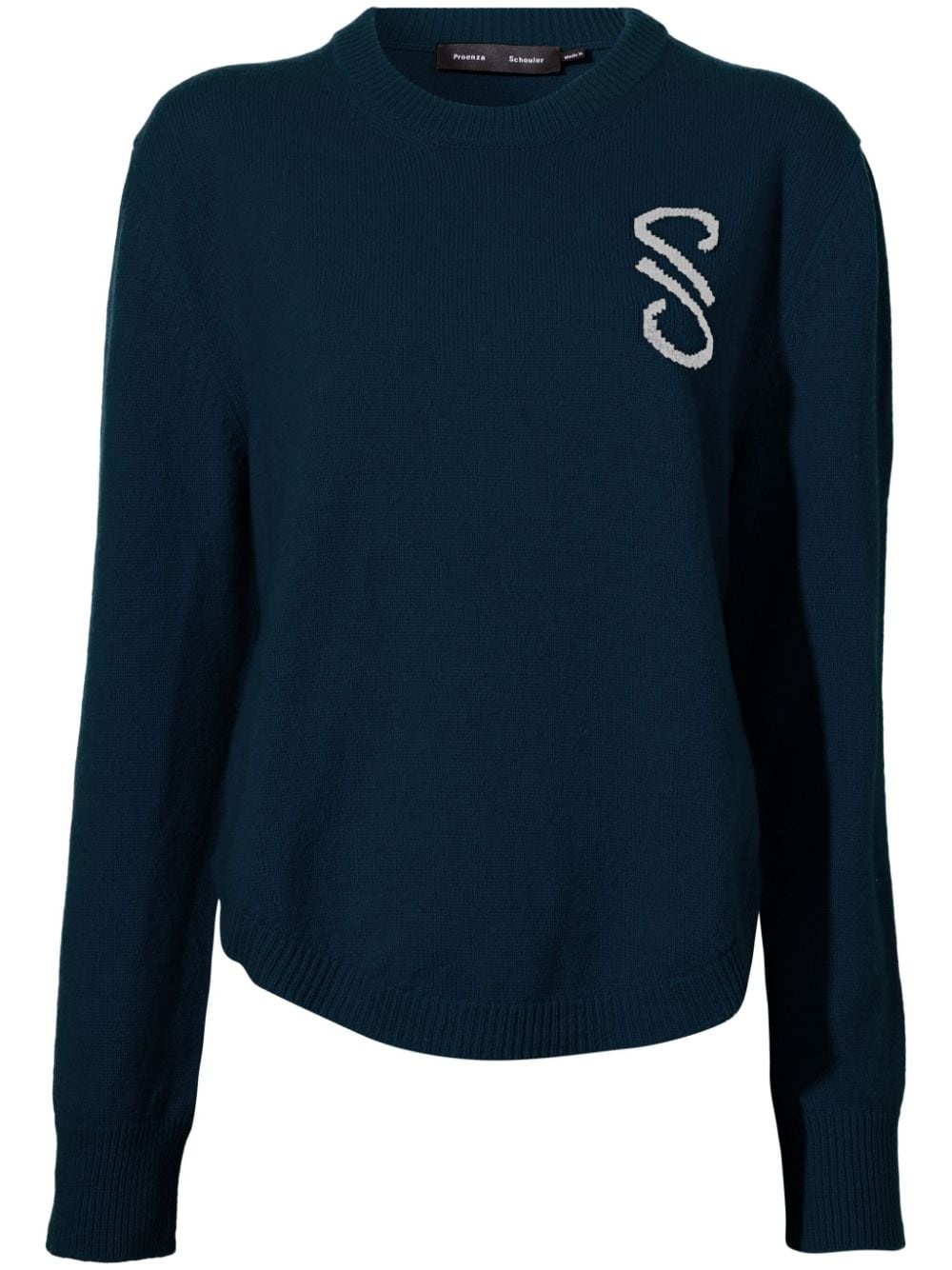 Harrison monogram-jacquard jumper - 1