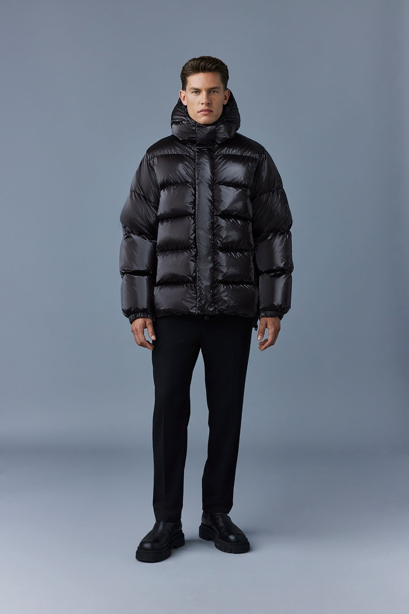 CYRILO-ML Heavy down jacket with metallic finish 3