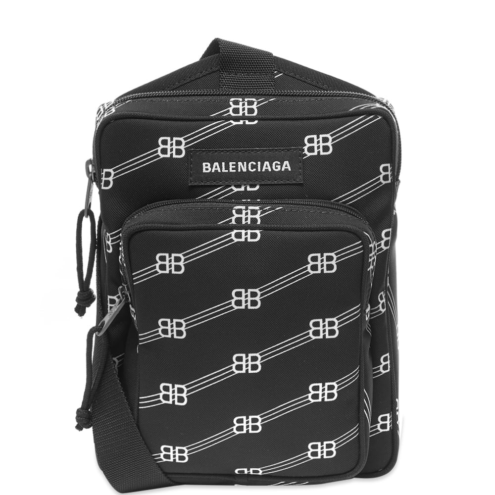 Balenciaga All Over Logo BB Shotter Bag - 1