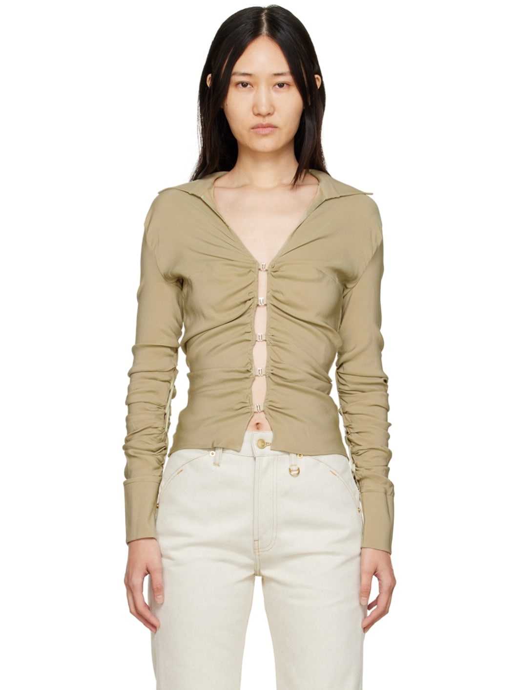 Beige 'La Chemise Soffio' Shirt - 1