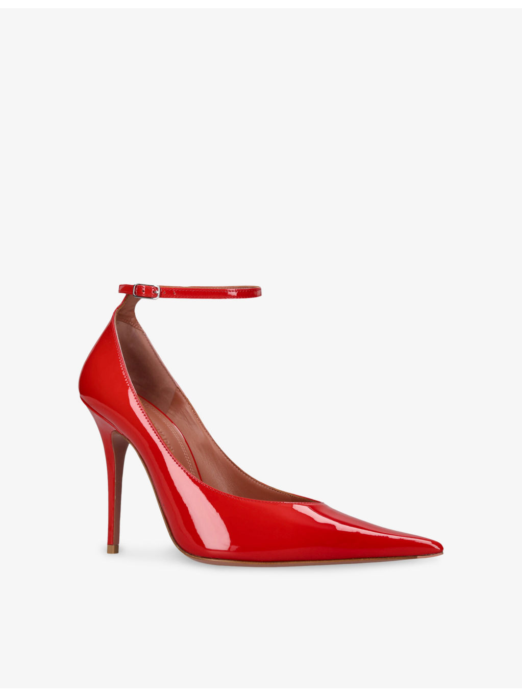 Anok 105 Patent-Leather Heeled Courts - 3