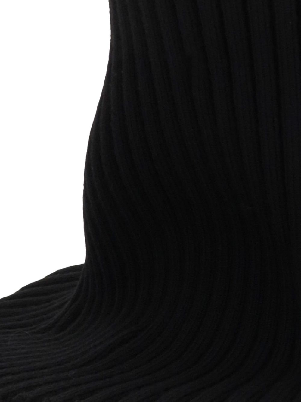 ribbed knit neck warmer - 4
