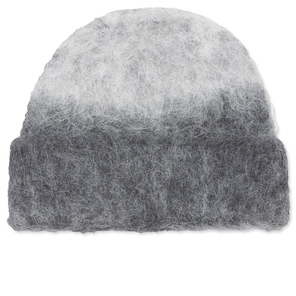OMBRE KNIT BEANIE - LIGHT GREY - 2