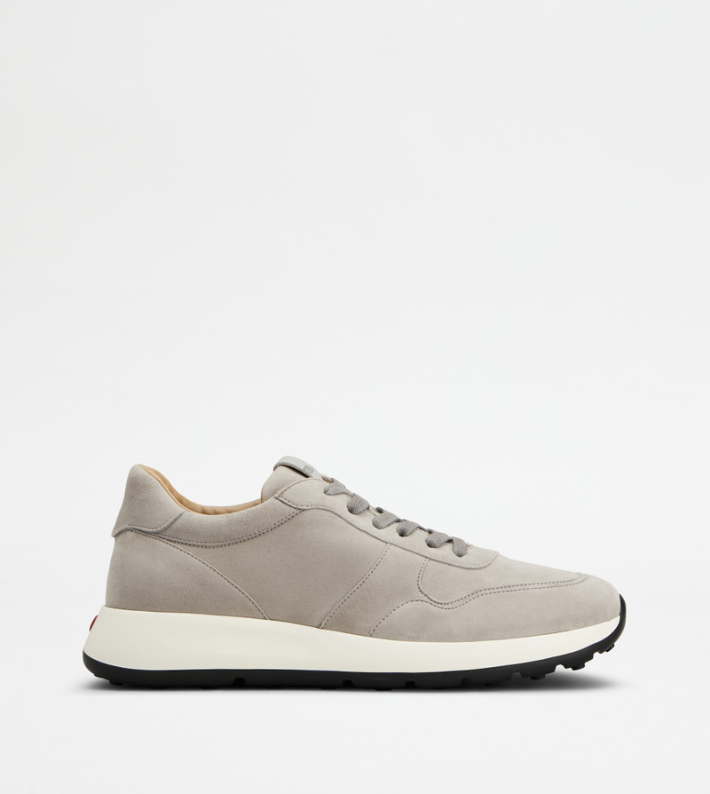 SNEAKERS IN SUEDE - GREY 1