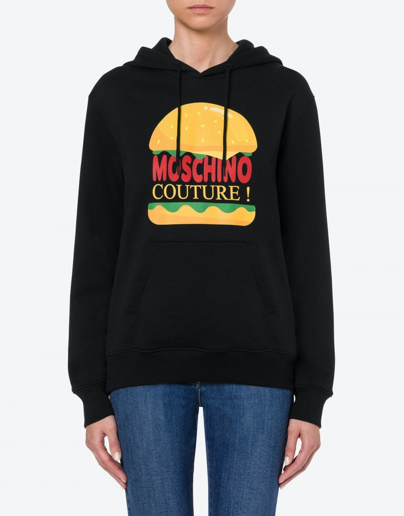 Moschino HAMBURGER HOODIE outlook
