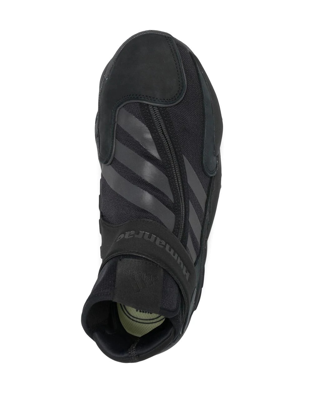 x Pharrell Williams Triple Black high-top sneakers - 4