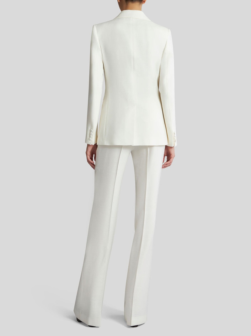 DOUBLE-BREASTED JACKET IN SHOT FABRIC 4