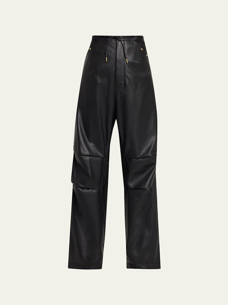 Daisy Nappa Leather Pants 1