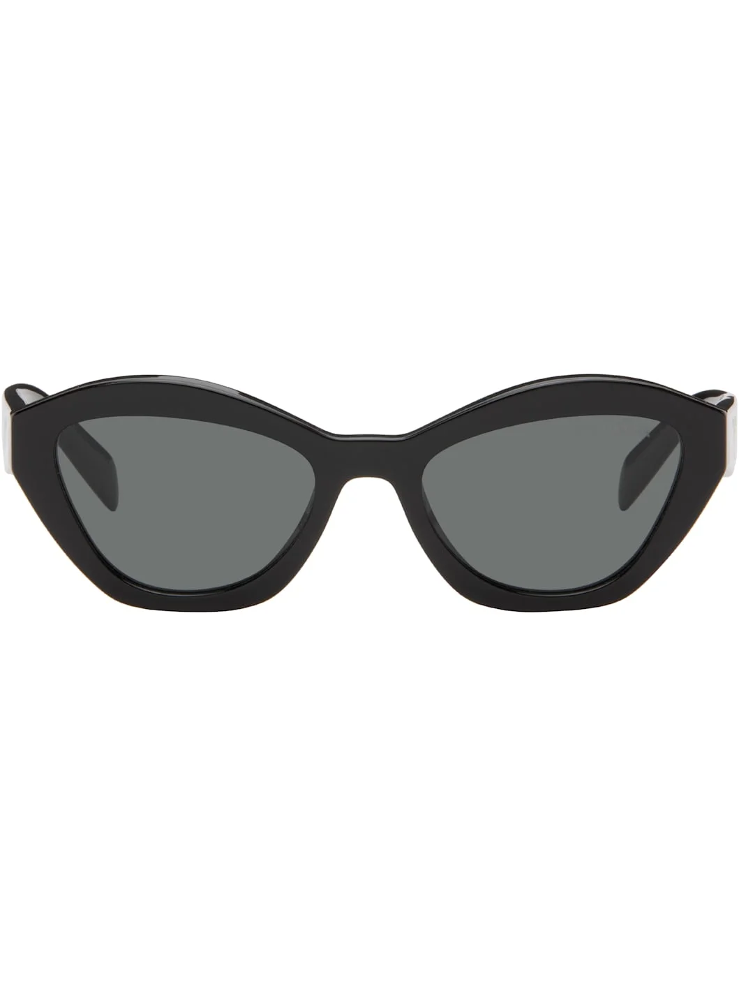 Black 'Prada Logo' Sunglasses - 1