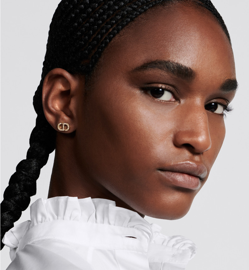 Dior Petit CD Mini Stud Earrings outlook