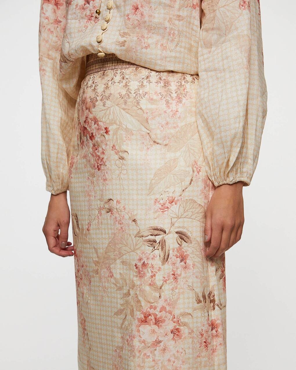 Skirt Illuminate Pencil Midi  Multicolor - 5
