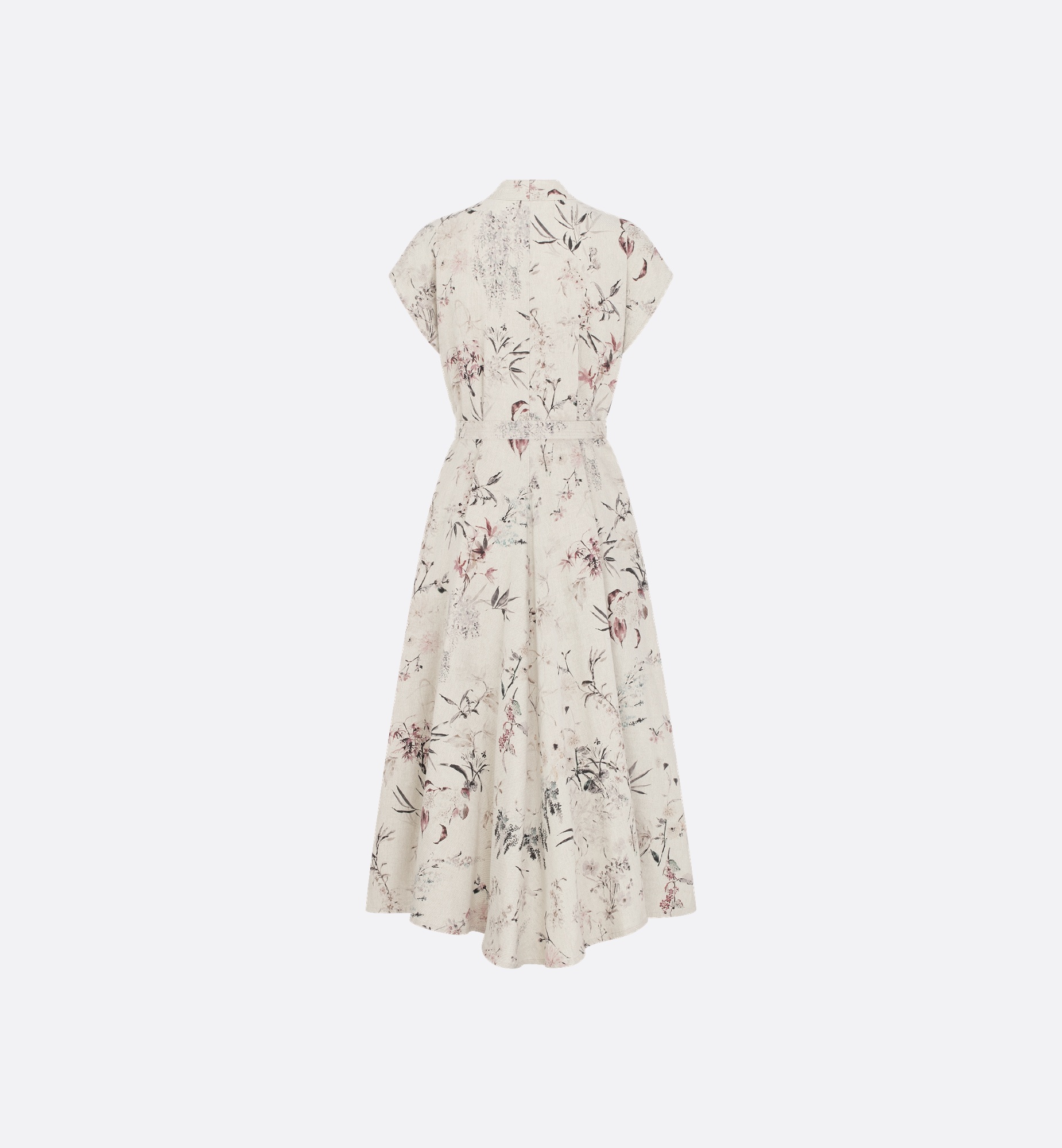 Mid-Length Belted Dress - 2