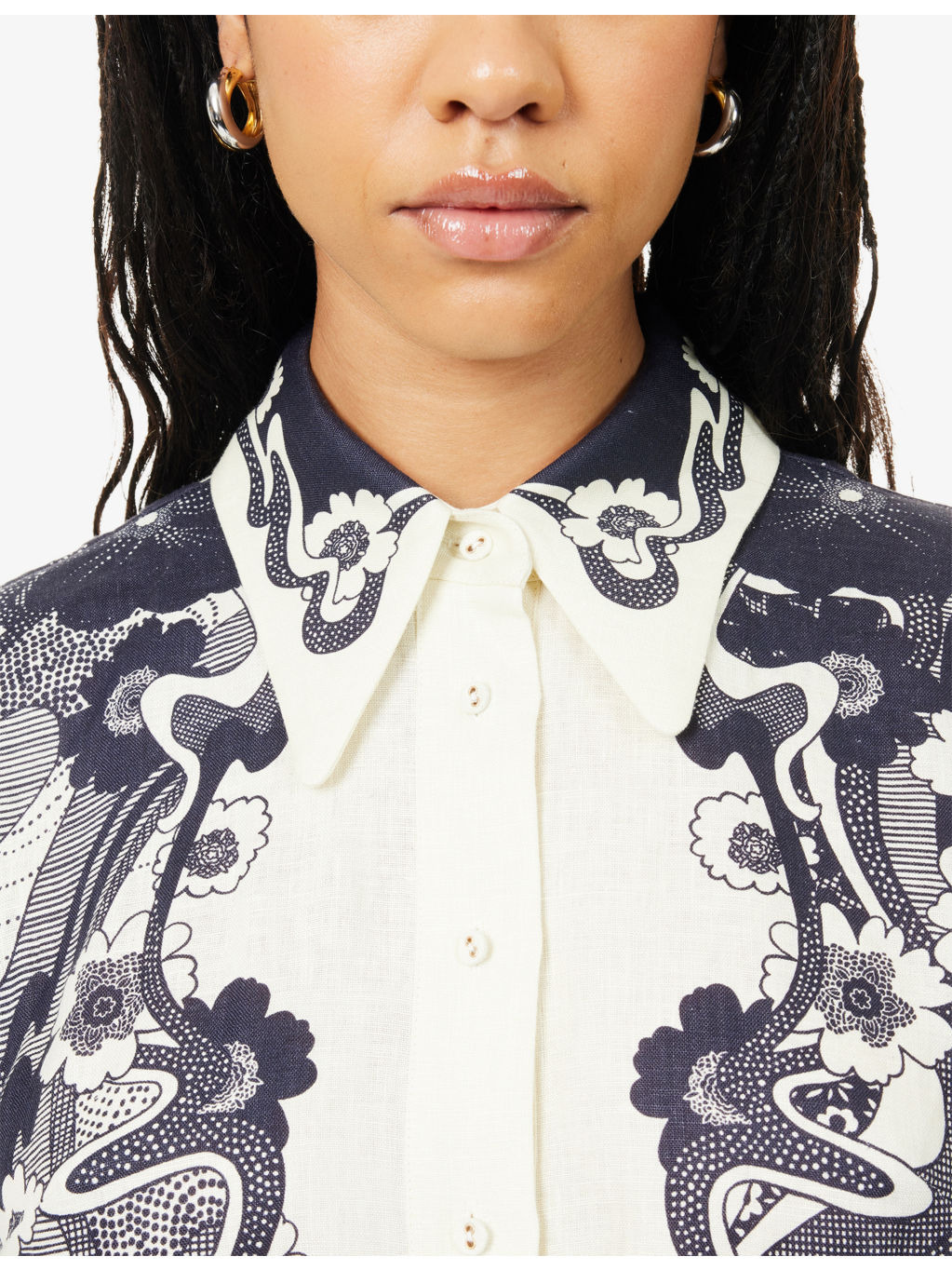Mickey Linen Maxi Shirt Dress - 5