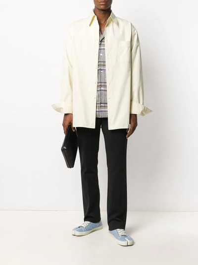 Marni straight leg tailored trousers outlook