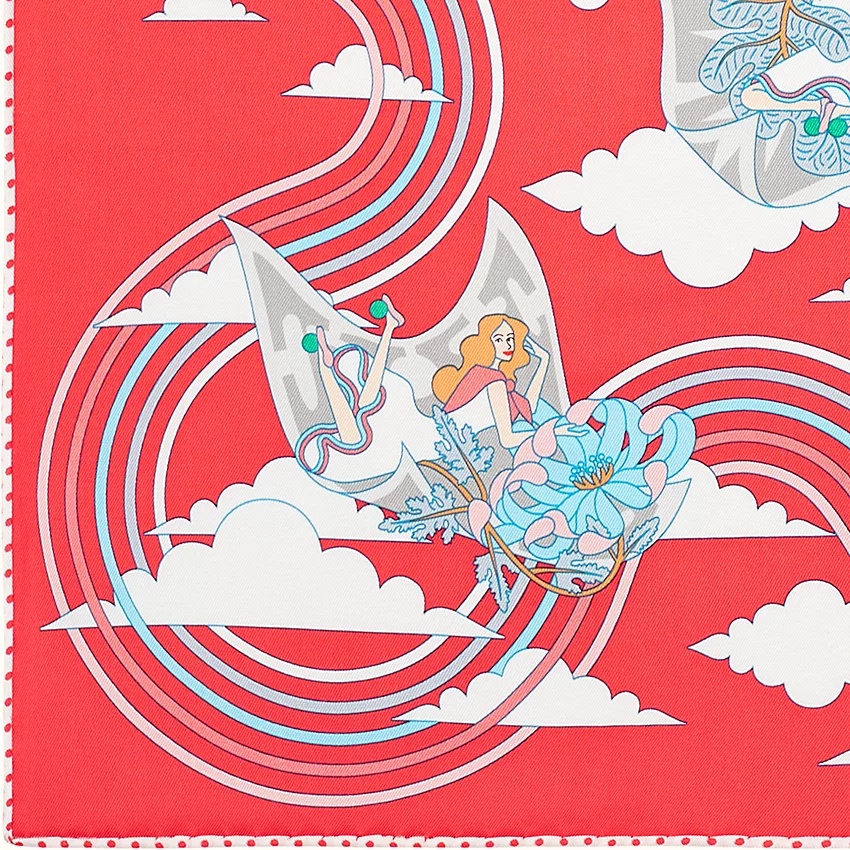 Carres Volants scarf 70 - 3