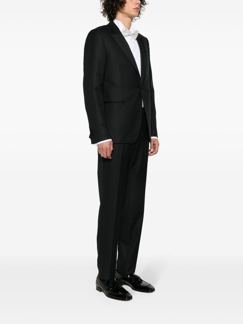 single-breasted wool suit - 3