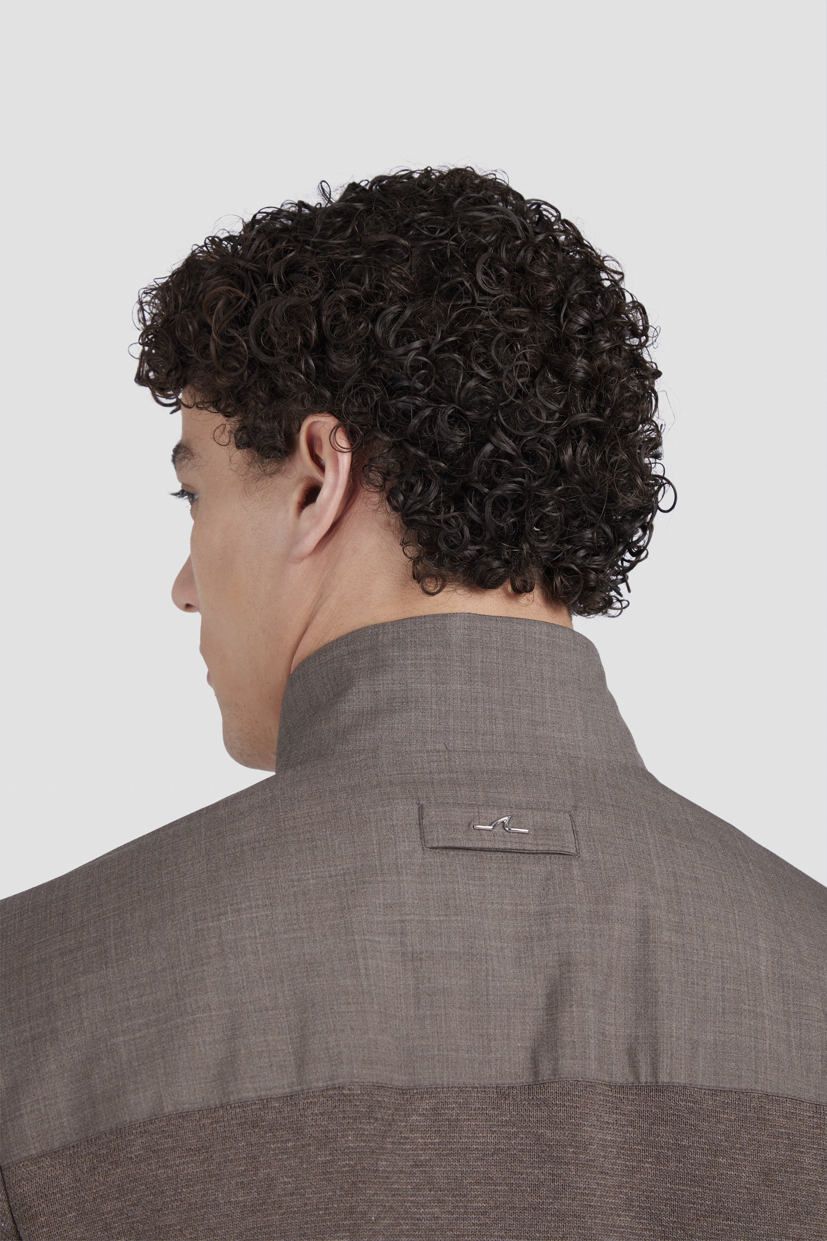 ZIPPED SWEATER IN WOOL AND SILK AND COTTON AND SILK - 5