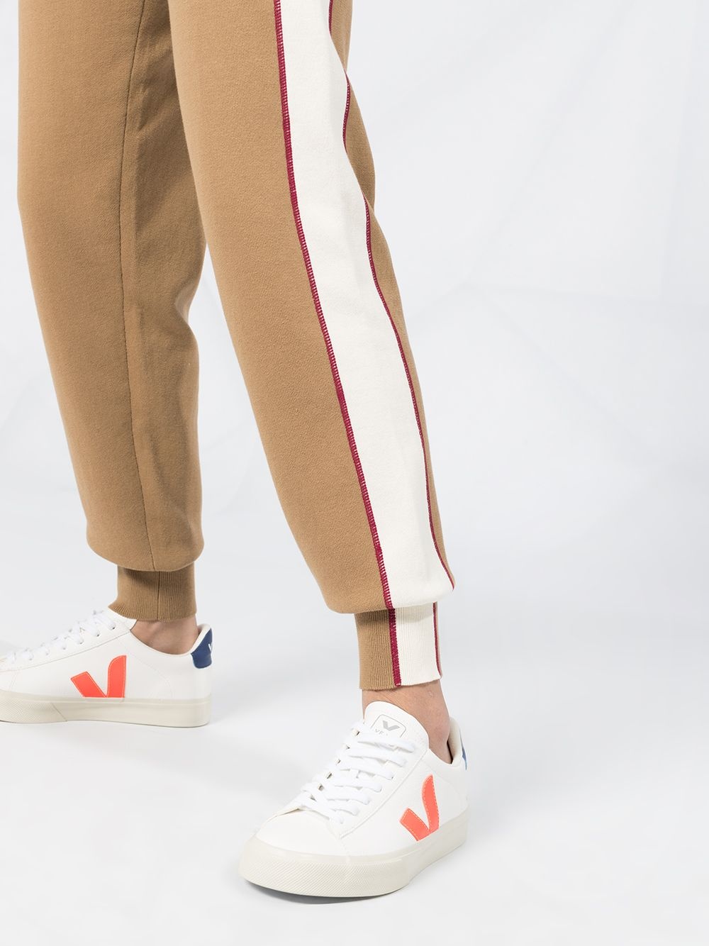 double-face knit track trousers - 3