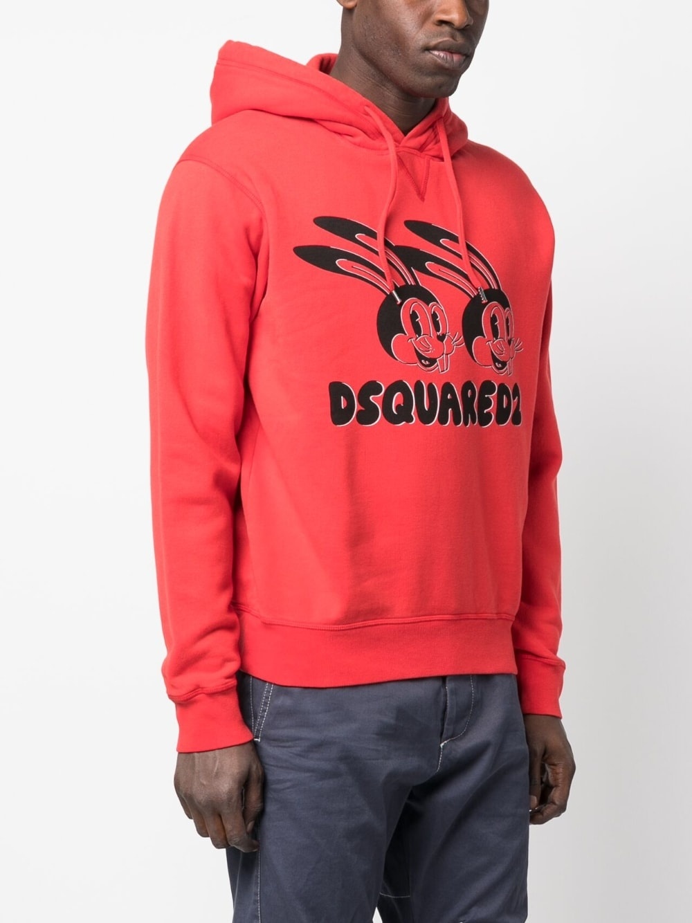 パーカー・フーディ Dsquared2 Multicolour Graphic-Print Cotton Hoodie DSQUARED2 graphic-print cotton hoodie | REVERSIBLE