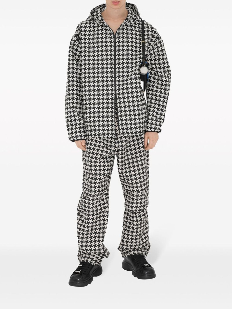 Burberry Equestrian Knight-print hooded jacket outlook