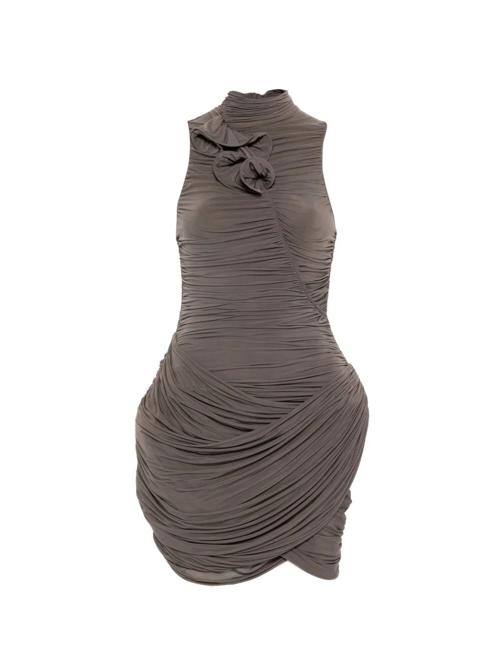 ruffled mini dress - 1