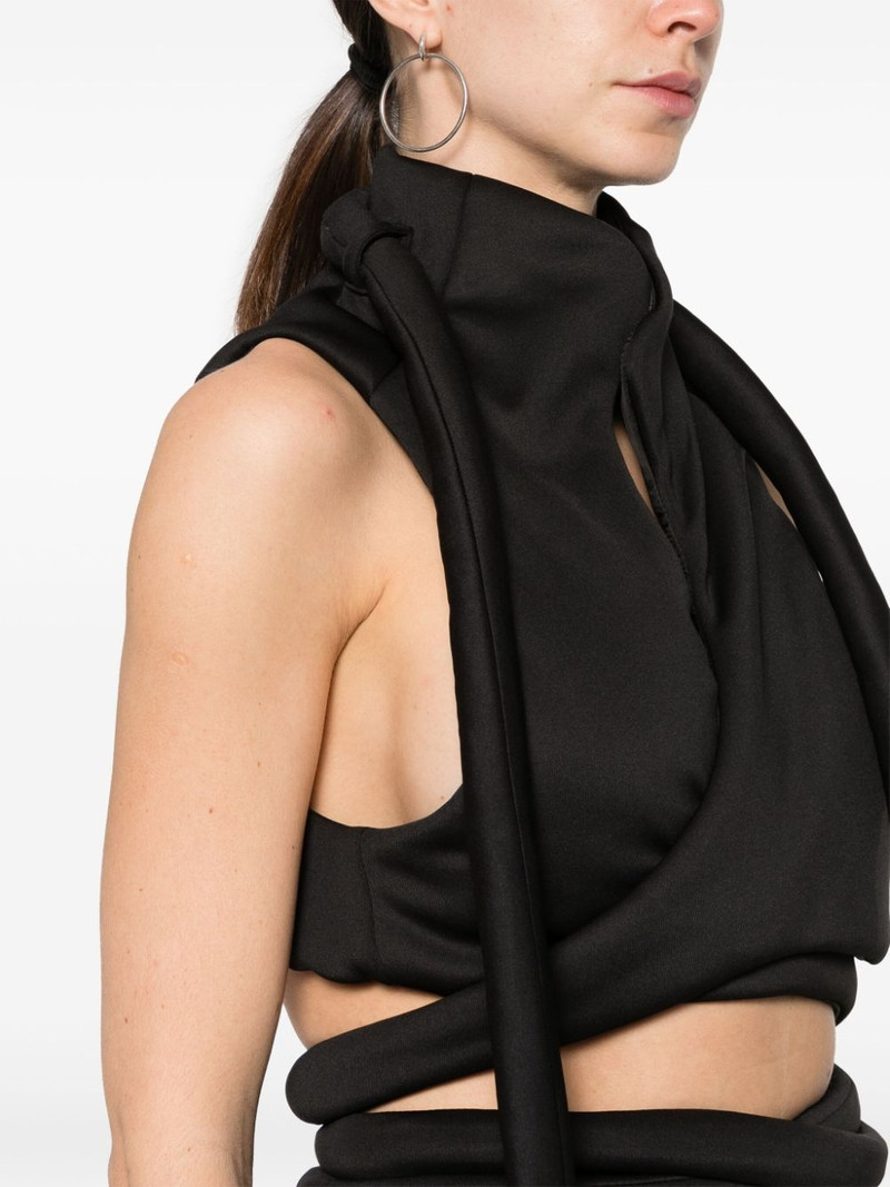 self-tie cut-out vest 5