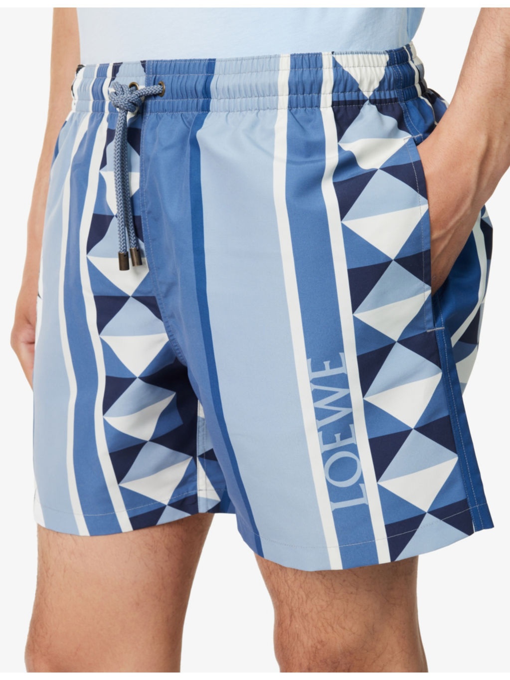 Ibiza Graphic-Pattern Woven Swim Shorts - 5