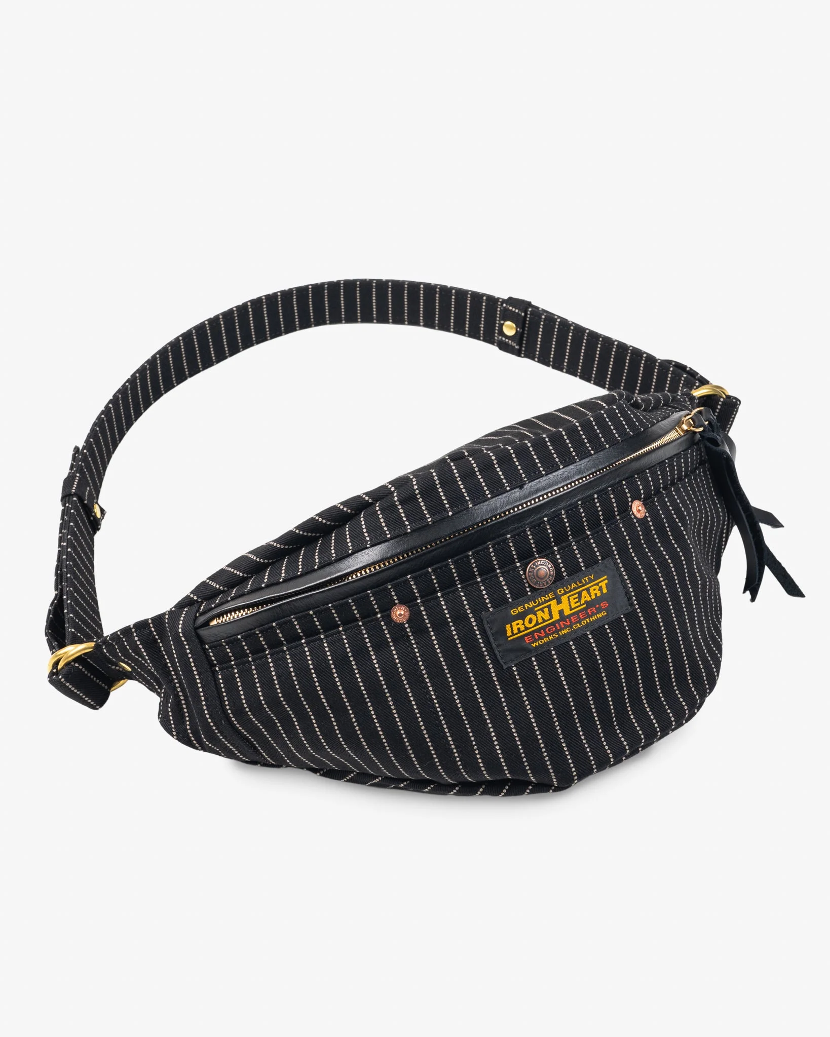 12OZ WABASH WAIST BAG - BLACK - 1