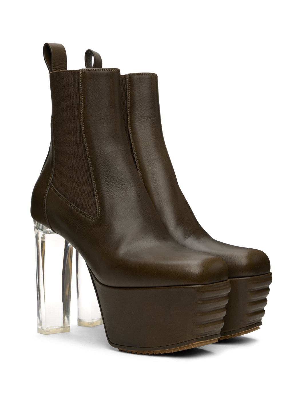 Khaki Porterville Minimal Grill Beatle 65 Chelsea Boots - 4