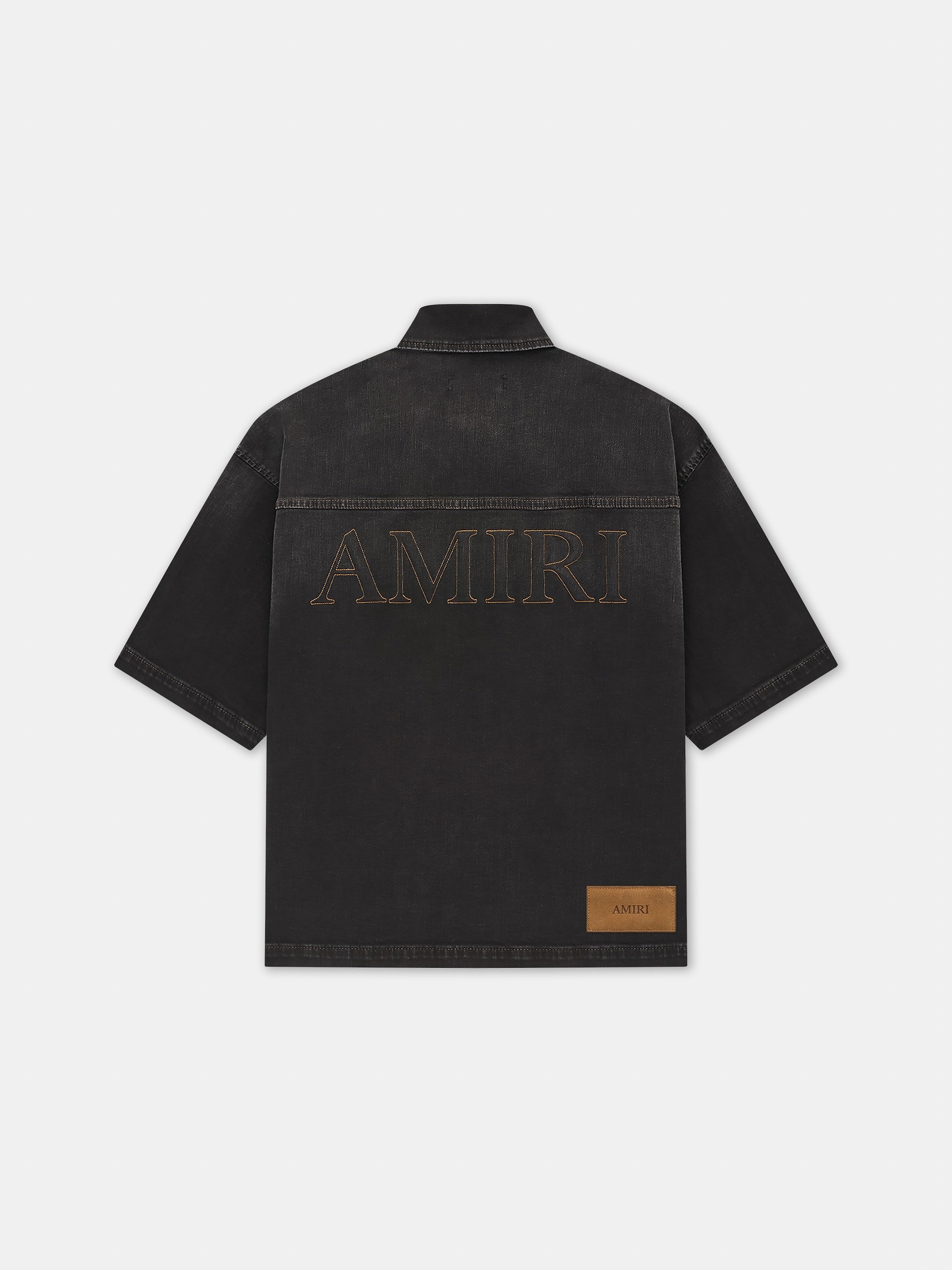 AMIRI 3D SHORT SLEEVE SNAP SHIRT - 4