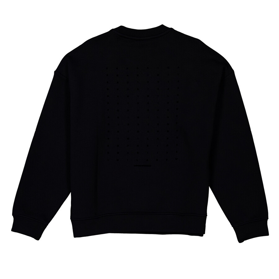 Emporio Armani Embroidered Logo Crew Neck Sweatshirt - 2