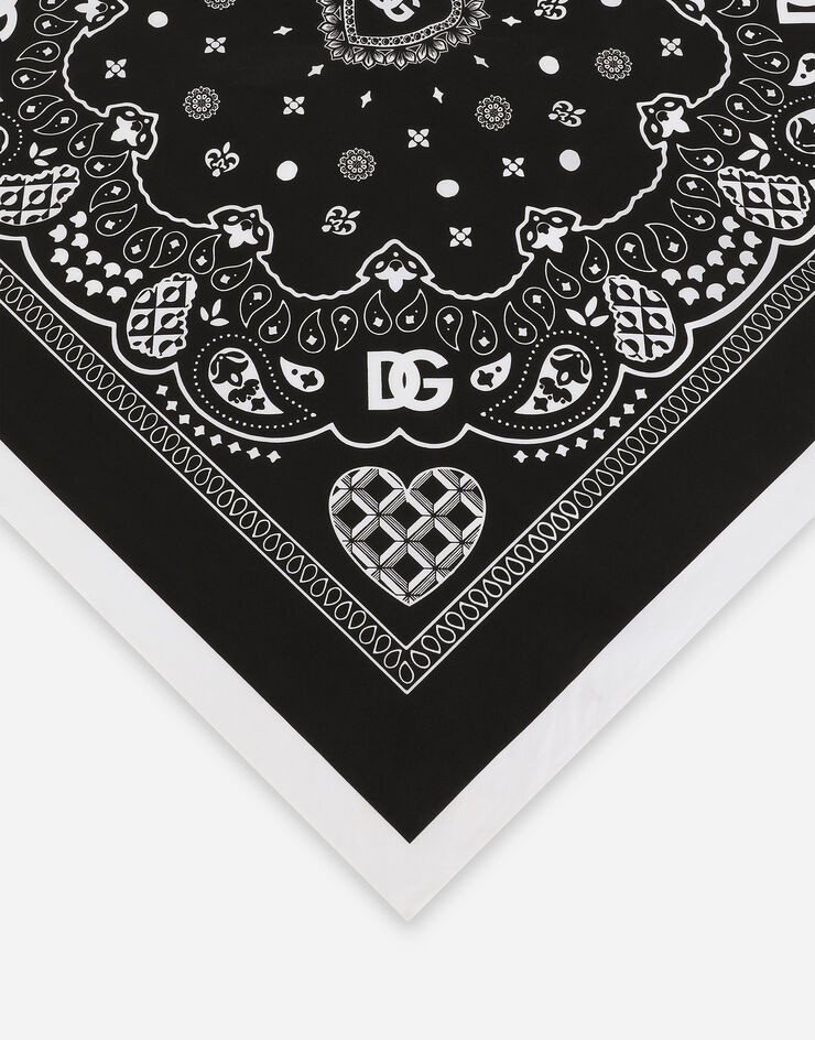 Bandanna-print silk bandanna - 3