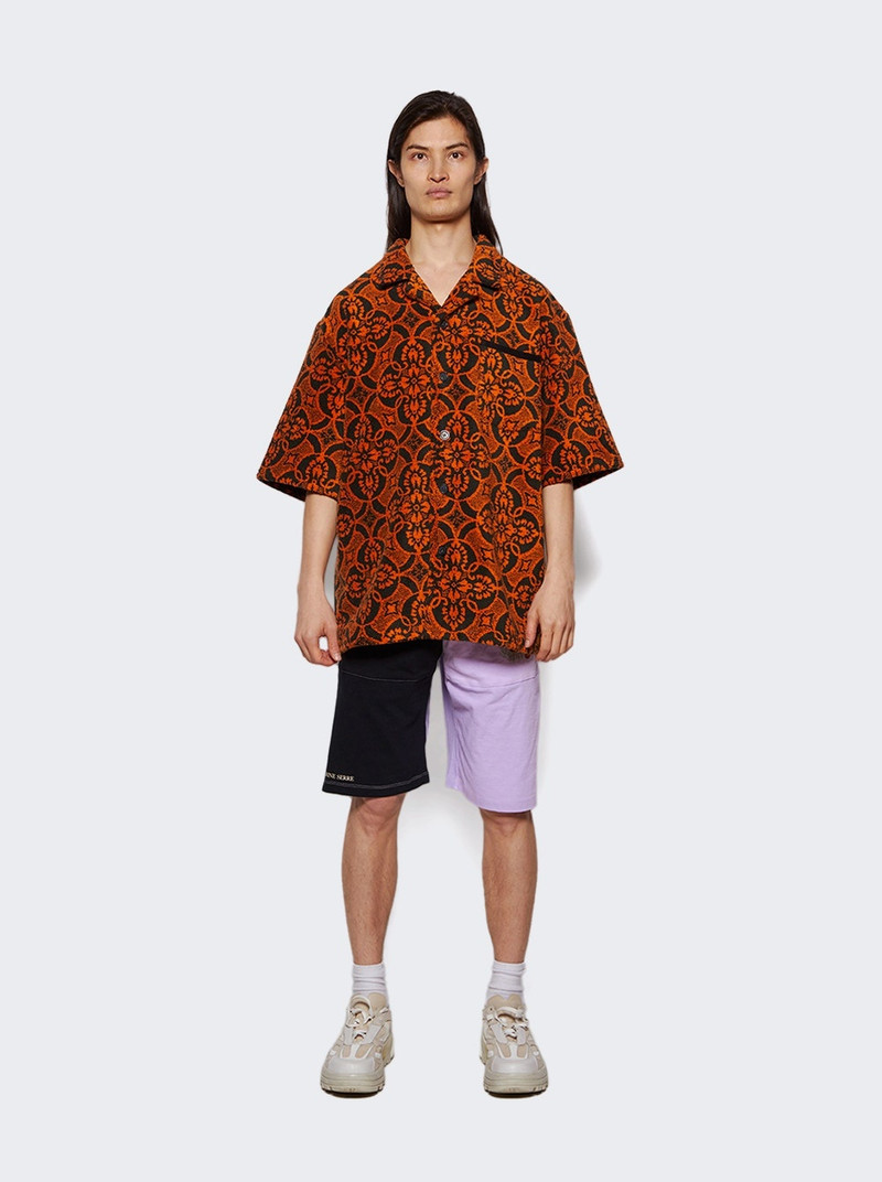 Marine Serre 동양의 타월-print.short-sleeve 셔츠 outlook