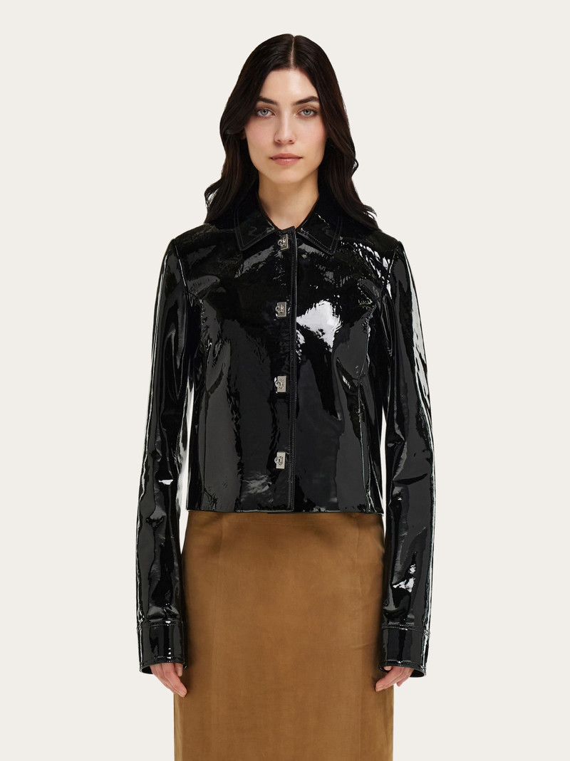 FERRAGAMO Boxy nappa jacket outlook