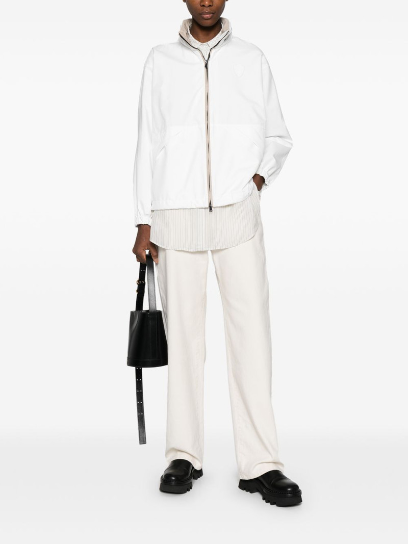 Brunello Cucinelli zip-up collar jacket outlook