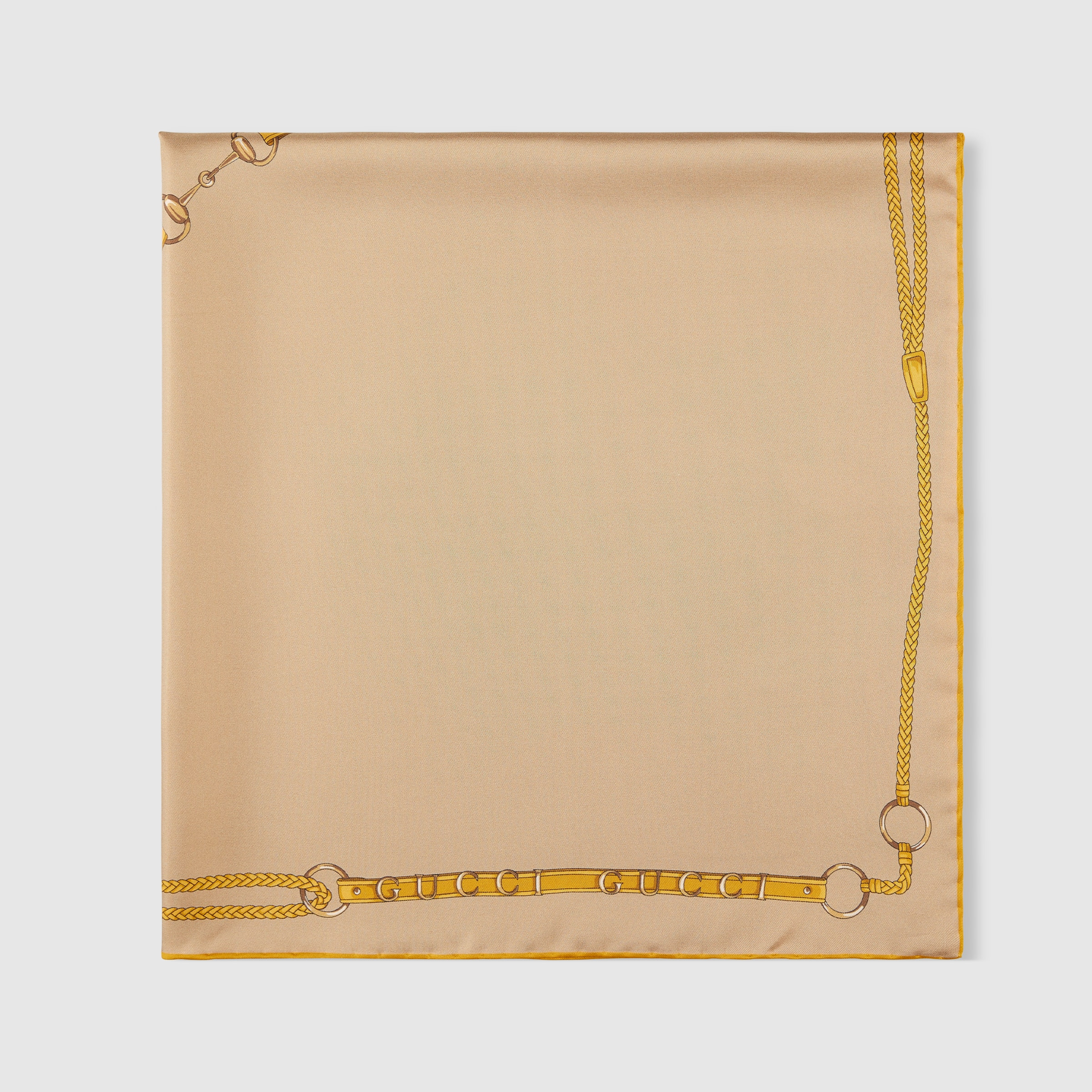 Printed silk twill carré - 2