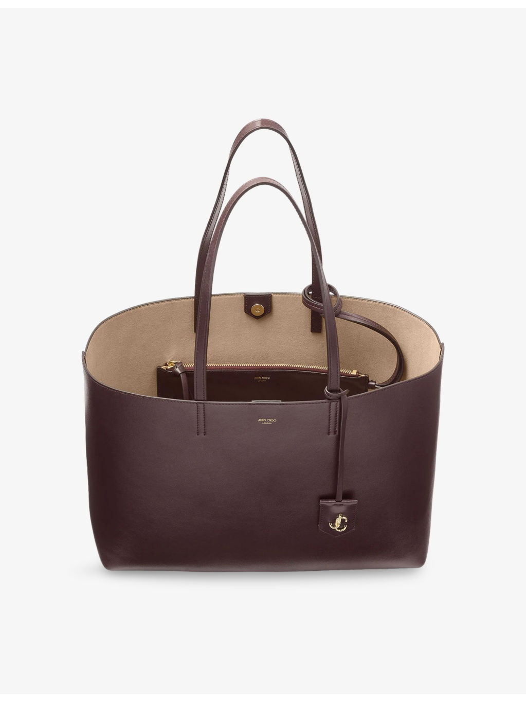 Nine2Five East-West Leather Tote Bag - 4