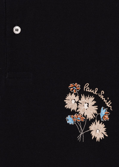 Paul Smith Embroidered Flower Polo Shirt outlook