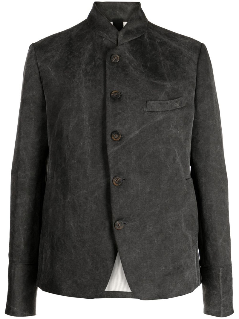 tie-dye single-breasted jacket 1
