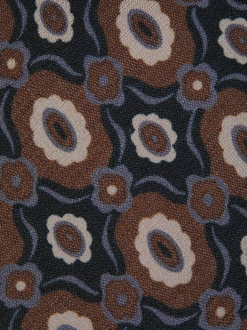 LARDINI geometric-jacquard tie outlook